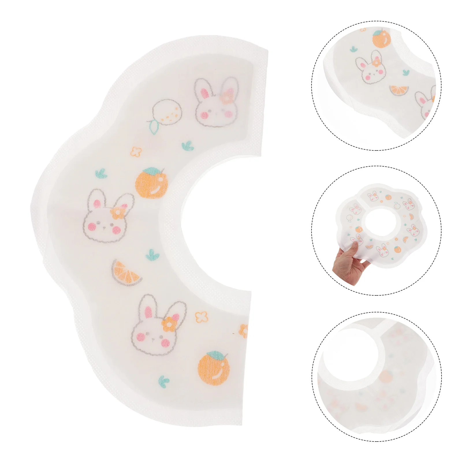 10Pcs Disposable Baby Bibs Adorable Orange Rabbit Design Comfortable Petal Shape No Wash Needed for Infants 0-3 Years
10Pcs Disposable Baby Bibs Adorable Orange Rabbit Design Comfortable Petal Shape No Wash Needed for Infants 0-3 Years