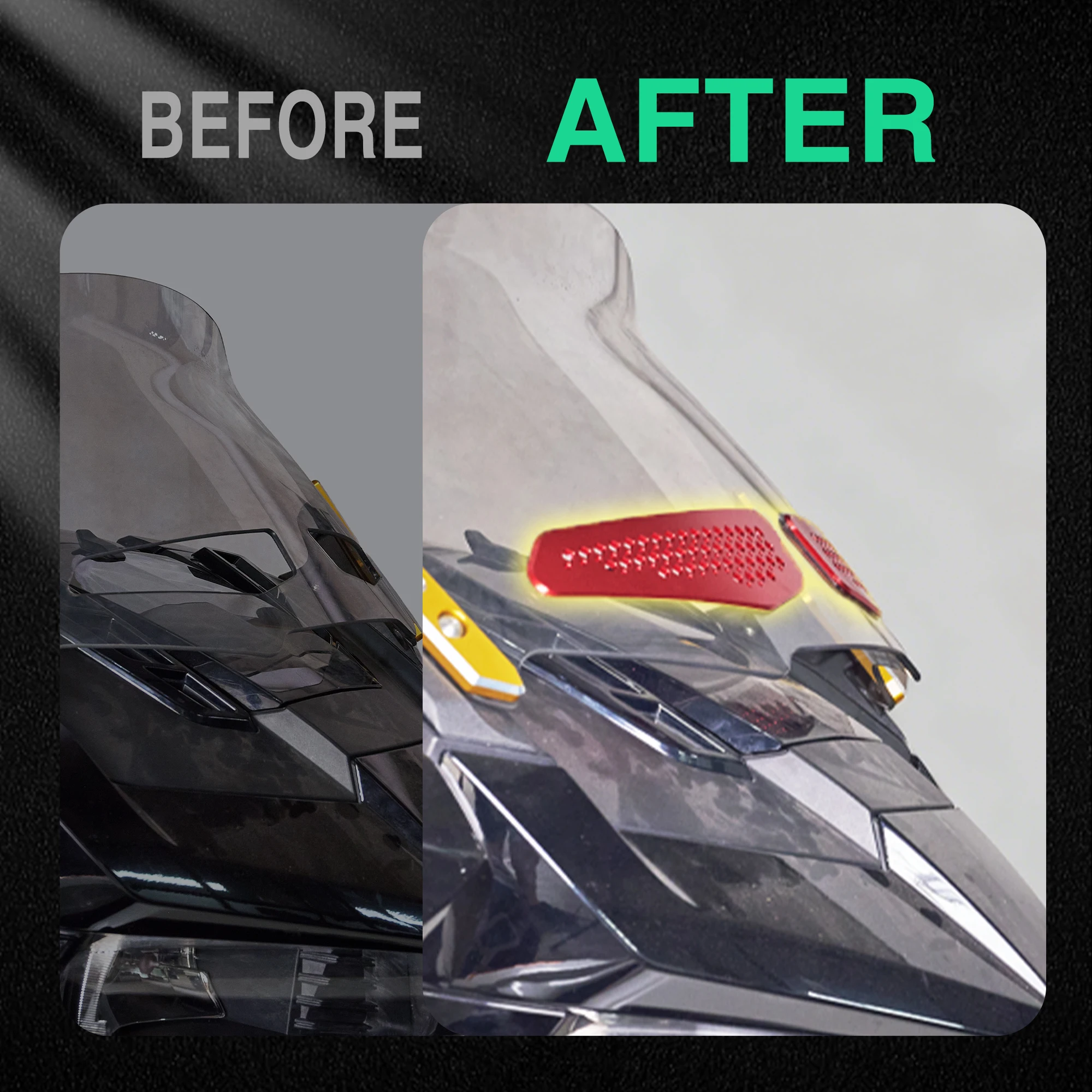 Red Windshield Vent Inserts Directional Vent Grille Air Flow Deflector Kit Anti Wind Bug Rain Guard for Can-Am Spyder 2016-2023
Red Windshield Vent Inserts Directional Vent Grille Air Flow Deflector Kit Anti Wind Bug Rain Guard for Can-Am Spyder 2016-2023