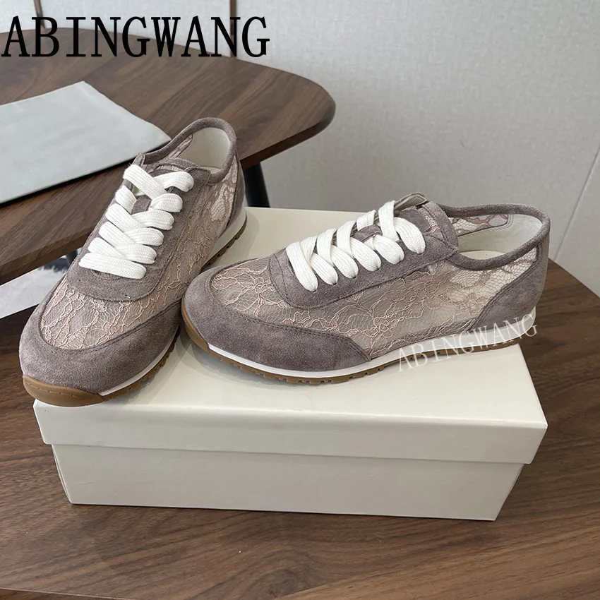 2026 Spring Summer New Round Toe Women Sneakers Lace Up Outside Walking Running Trainers Runway Flat Causal Daily Shoes Women
2026 Spring Summer New Round Toe Women Sneakers Lace Up Outside Walking Running Trainers Runway Flat Causal Daily Shoes Women