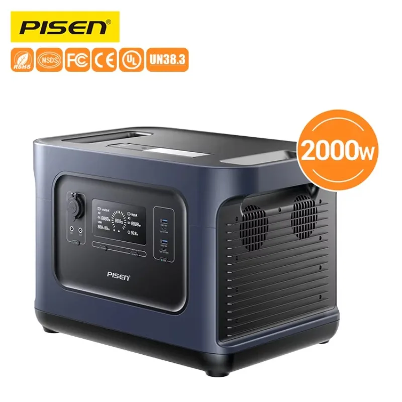 PISEN 2000W 2150wh Portable 110v/220v Power Station Home Lifepo4 Generator Solar Panel Emergency Outdoor Flashlight Included
PISEN 2000W 2150wh Portable 110v/220v Power Station Home Lifepo4 Generator Solar Panel Emergency Outdoor Flashlight Included