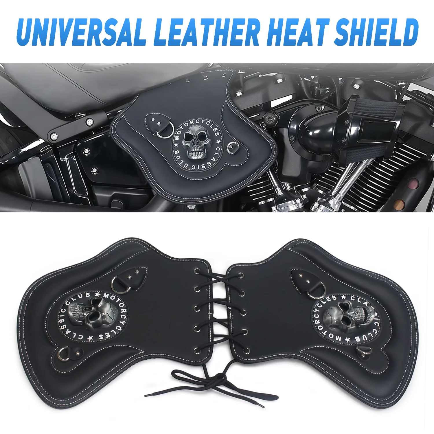 Motorcycle Universal For Honda For Yamaha For Suzuki For Kawasaki PU Leather Deflectors Heat Saddle Shield Deflectors
Motorcycle Universal For Honda For Yamaha For Suzuki For Kawasaki PU Leather Deflectors Heat Saddle Shield Deflectors