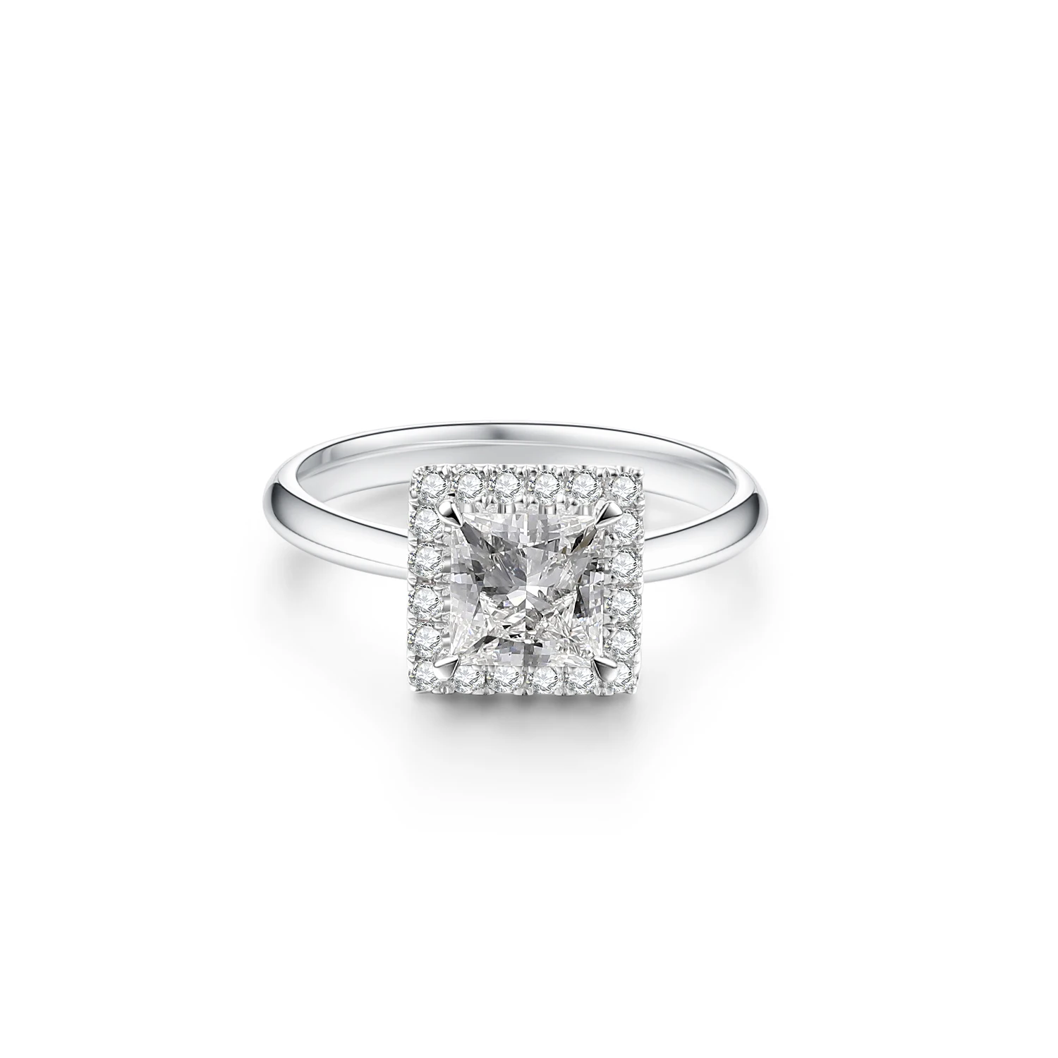 18k Gold IGI Certificated Square Lab Grown Diamond Rings For Women Engagement Wedding Jewelry
18k Gold IGI Certificated Square Lab Grown Diamond Rings For Women Engagement Wedding Jewelry