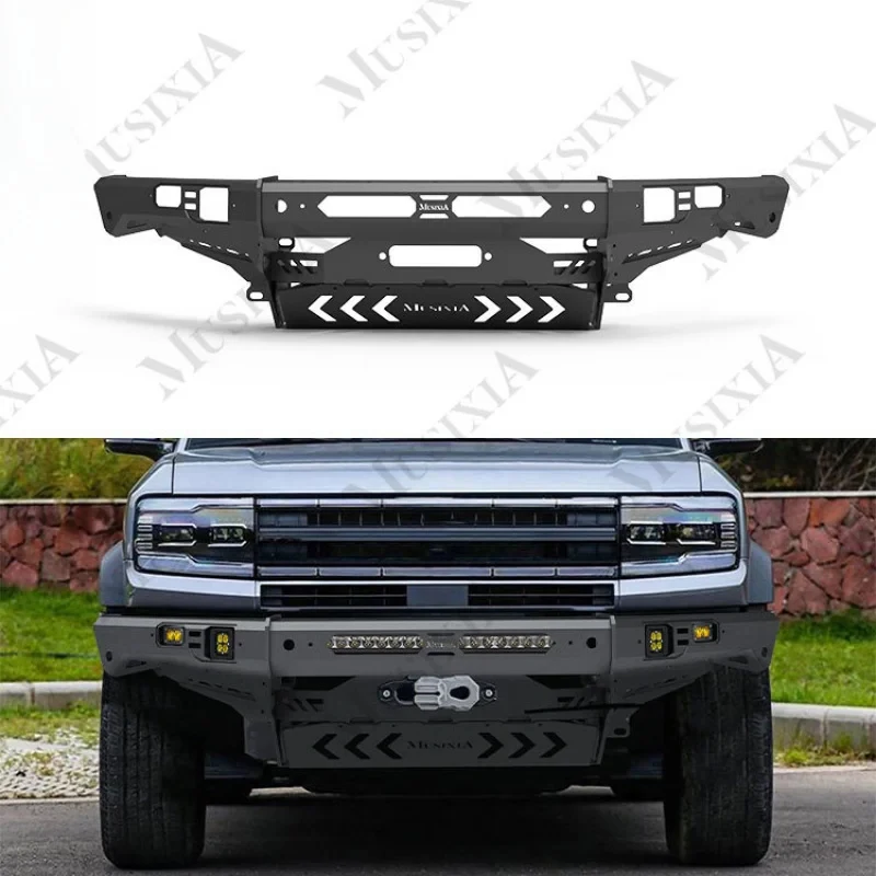 High Quality Steel Front Bumper Anti-Collision Protector Fit Fangchengbao Bao 5 Pickup
High Quality Steel Front Bumper Anti-Collision Protector Fit Fangchengbao Bao 5 Pickup