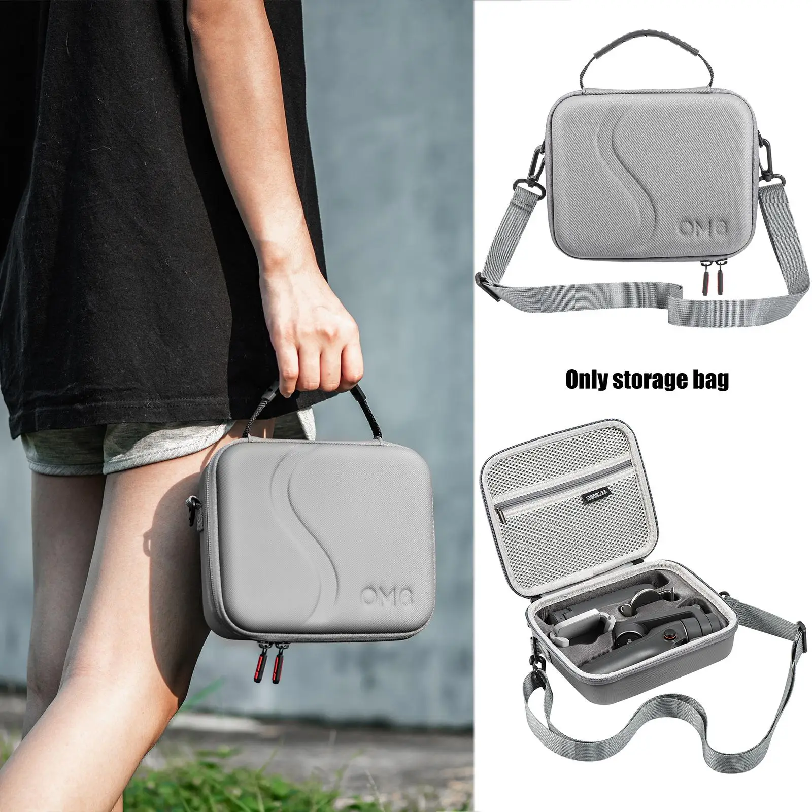 Portable Carrying Case For DJI Osmo Mobile 6 Handheld Gimbal Storage Bag With Shoulder Strap Dustproof Anti-drop Hard Bag T4D7
Portable Carrying Case For DJI Osmo Mobile 6 Handheld Gimbal Storage Bag With Shoulder Strap Dustproof Anti-drop Hard Bag T4D7