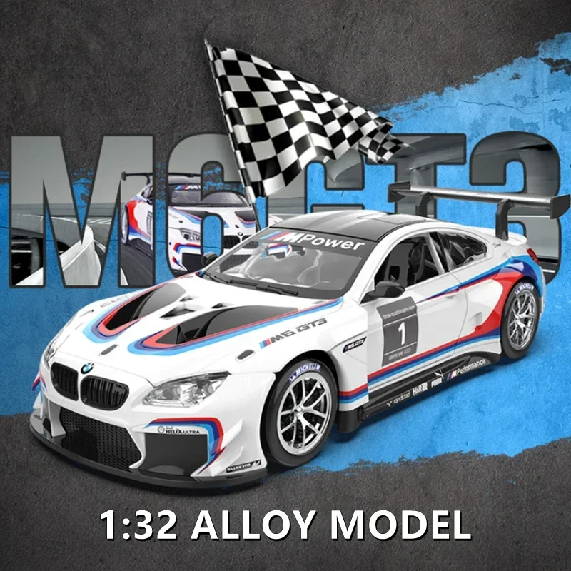 1/32 M6 GT3 модель гоночного автомобиля из сплава, литой под давлением металлический игрушечный транспорт, модель автомобиля, имитация звука и света, коллекция игрушек в подарок
1/32 M6 GT3 модель гоночного автомобиля из сплава, литой под давлением металлический игрушечный транспорт, модель автомобиля, имитация звука и света, коллекция игрушек в подарок
