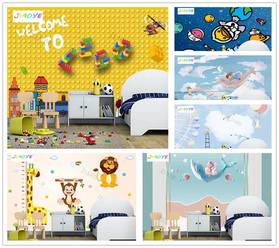 Custom Cartoon building blocks animal whale Kids Room Wallpaper Mural Living Room TV Wall children Bedroom Wallpaper Home Decor
Custom Cartoon building blocks animal whale Kids Room Wallpaper Mural Living Room TV Wall children Bedroom Wallpaper Home Decor