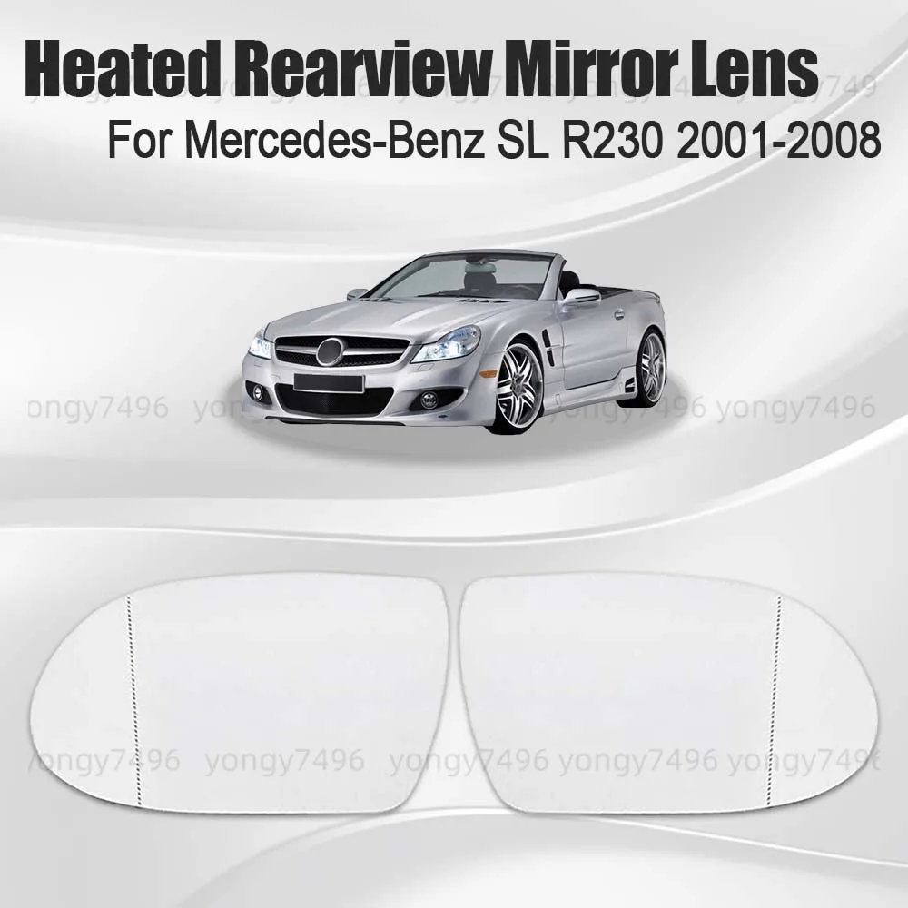 Car Wide Angle Heated Rearview Mirror Lens For Mercedes-Benz SL R230 2001 2002 2003 2004 2005 2006 2007 2008 Cars Accessories
Car Wide Angle Heated Rearview Mirror Lens For Mercedes-Benz SL R230 2001 2002 2003 2004 2005 2006 2007 2008 Cars Accessories
