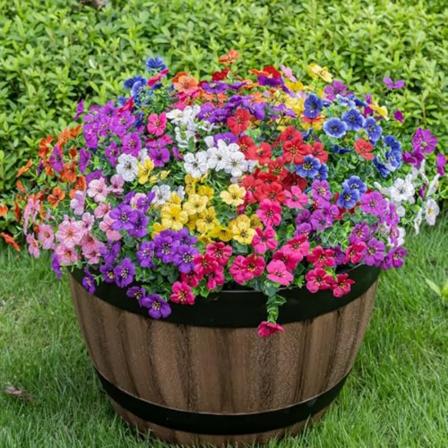Bundles Artificial Fake Flowers for Outdoor Faux Eucalyptus Flowers for Home Decoration, Fake Plants UV Resistant for Porch/Gar
Bundles Artificial Fake Flowers for Outdoor Faux Eucalyptus Flowers for Home Decoration, Fake Plants UV Resistant for Porch/Gar