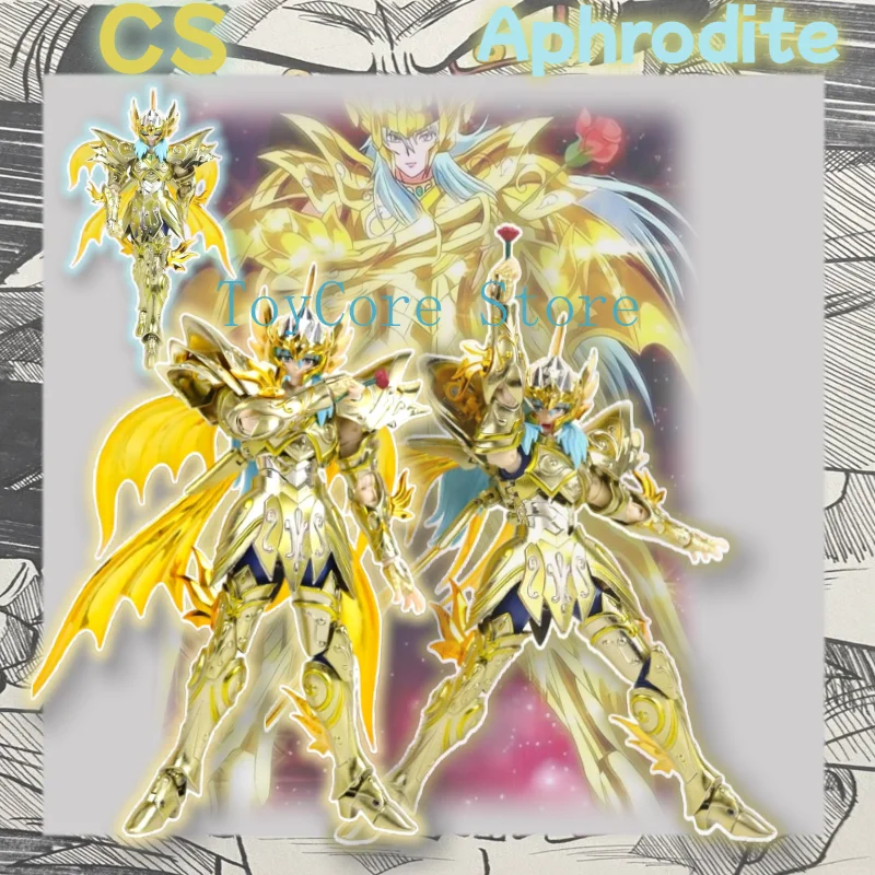 In Stock Reissue Saint Cloth Myth Chuangshen EX God Pisces Aphrodite God Gold Saint Seiya Movable Action Figure Collectible Gift
In Stock Reissue Saint Cloth Myth Chuangshen EX God Pisces Aphrodite God Gold Saint Seiya Movable Action Figure Collectible Gift