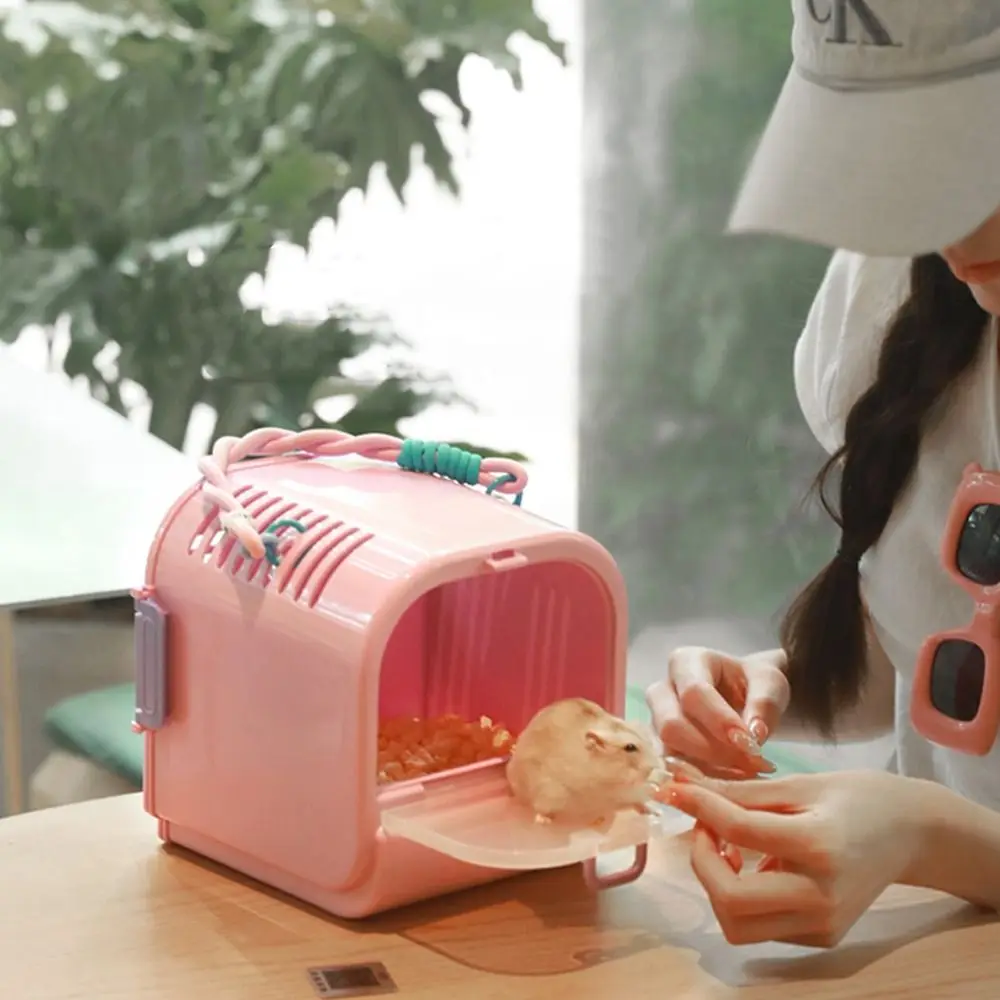 Portable Hamster Carrier Cage Transparent Detachable Pet Outgoing Cage Breathable Hamster Carry Case Guinea Pig Chinchilla
Portable Hamster Carrier Cage Transparent Detachable Pet Outgoing Cage Breathable Hamster Carry Case Guinea Pig Chinchilla