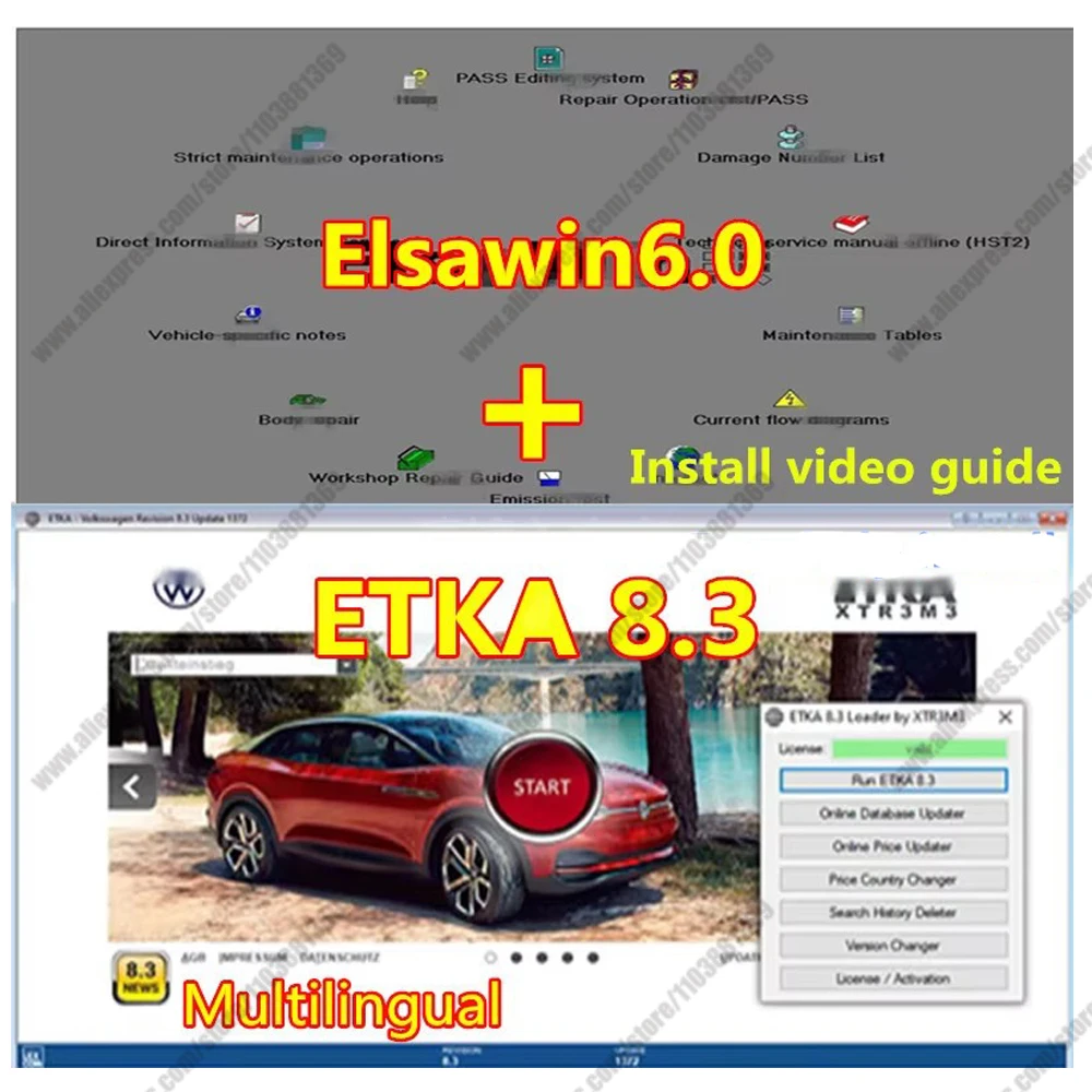 cars accessories elsawin 6.0 with etka 8.3 software Newest Repair Software Group Vehicles Electronic Parts Catalogue for V-W A-d
cars accessories elsawin 6.0 with etka 8.3 software Newest Repair Software Group Vehicles Electronic Parts Catalogue for V-W A-d