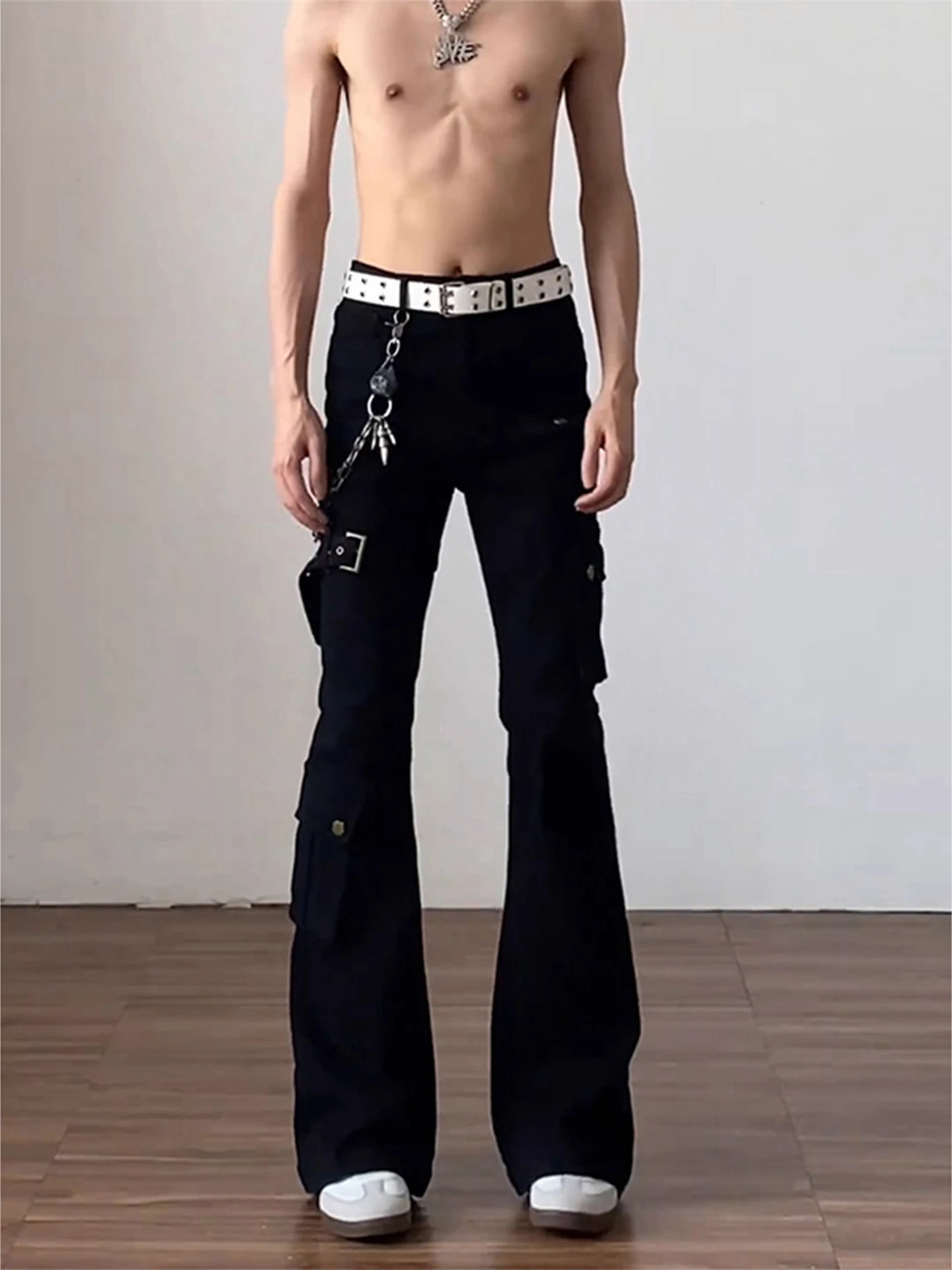Men's American Vibe Slim Fit High Waist Jeans Bla Belted Wide Leg Workwear Straight Leg Trousers Cleanfit Polyester Fiber
Men's American Vibe Slim Fit High Waist Jeans Bla Belted Wide Leg Workwear Straight Leg Trousers Cleanfit Polyester Fiber