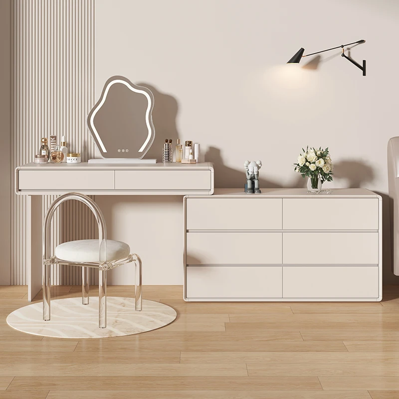Wooden Dress Makeup Vanities Modern Simple Table Bedroom Comfortable Wooden Storage Toiletries Penteadeira Living Room Furniture
Wooden Dress Makeup Vanities Modern Simple Table Bedroom Comfortable Wooden Storage Toiletries Penteadeira Living Room Furniture