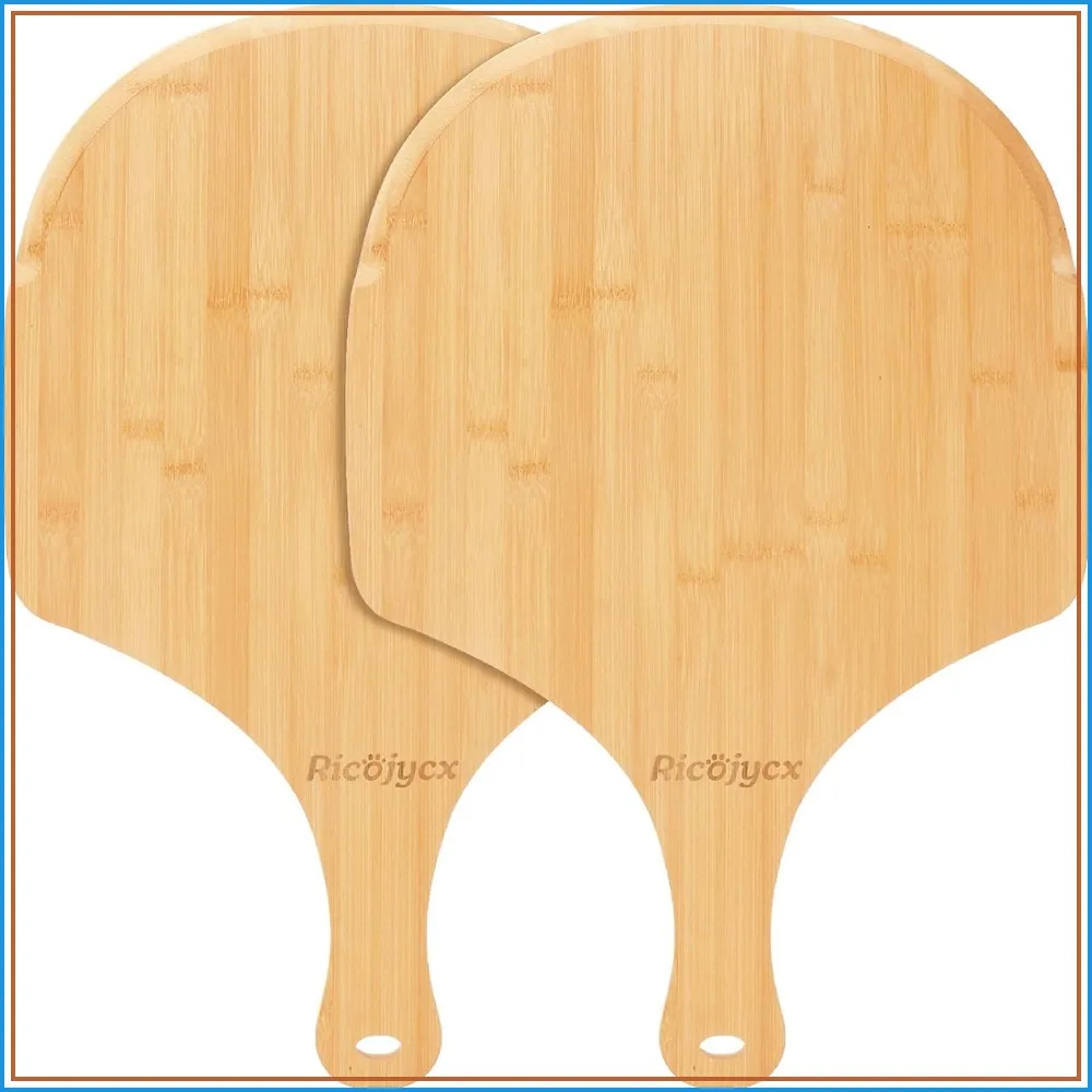 16 Inch Pizza Peel 2 Pack, Bamboo Wooden Paddle Spatula, Oven Baking Tool, Serving Board for Pizza, Cheese, Bread, Fruits & Vegetables
16 Inch Pizza Peel 2 Pack, Bamboo Wooden Paddle Spatula, Oven Baking Tool, Serving Board for Pizza, Cheese, Bread, Fruits & Vegetables