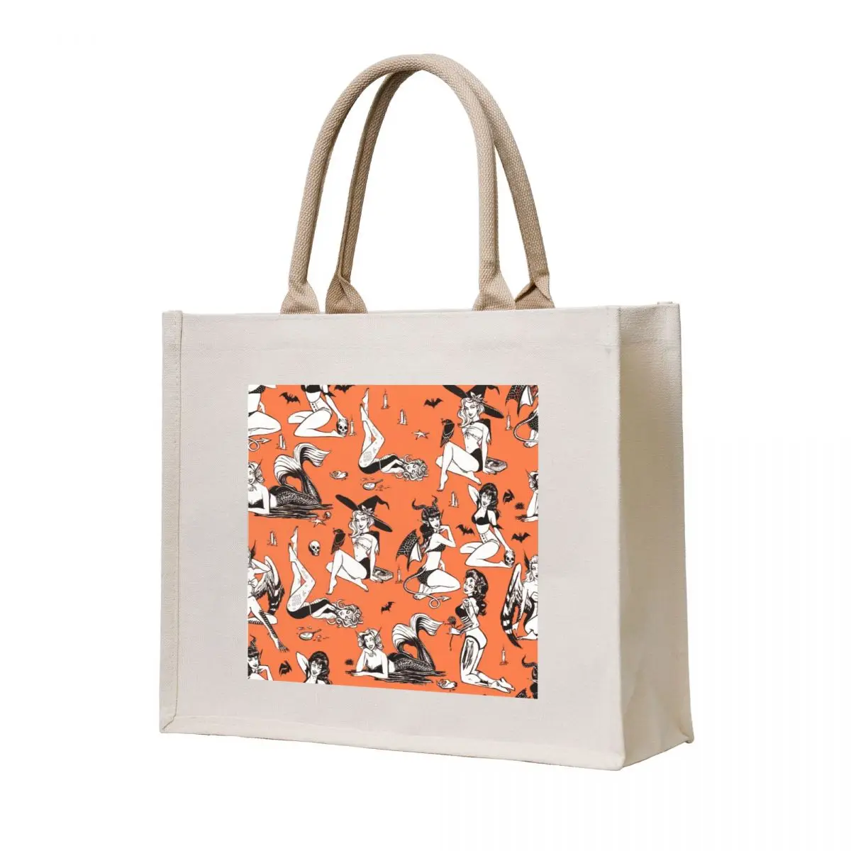 Monster Girl Pinup Pattern Tote Bag Women's handbag Beach bag personalized tote shopper bag woman
Monster Girl Pinup Pattern Tote Bag Women's handbag Beach bag personalized tote shopper bag woman