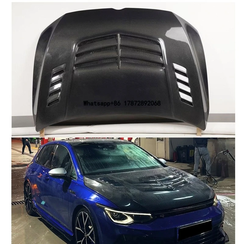 High Quality Real Carbon Fiber V Style Hood for GOLF8 MK8 GTI R 2020-2024 Exterior Accessories Mk8 Forge Carbon Fiber
High Quality Real Carbon Fiber V Style Hood for GOLF8 MK8 GTI R 2020-2024 Exterior Accessories Mk8 Forge Carbon Fiber