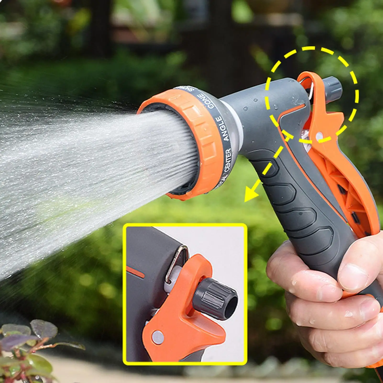 Hose Nozzle Sprayer Watering Tool Attachment Garden Sprinkler Head for Backyard Patio Garage Pathway Greenhouse Plant Watering
Hose Nozzle Sprayer Watering Tool Attachment Garden Sprinkler Head for Backyard Patio Garage Pathway Greenhouse Plant Watering
