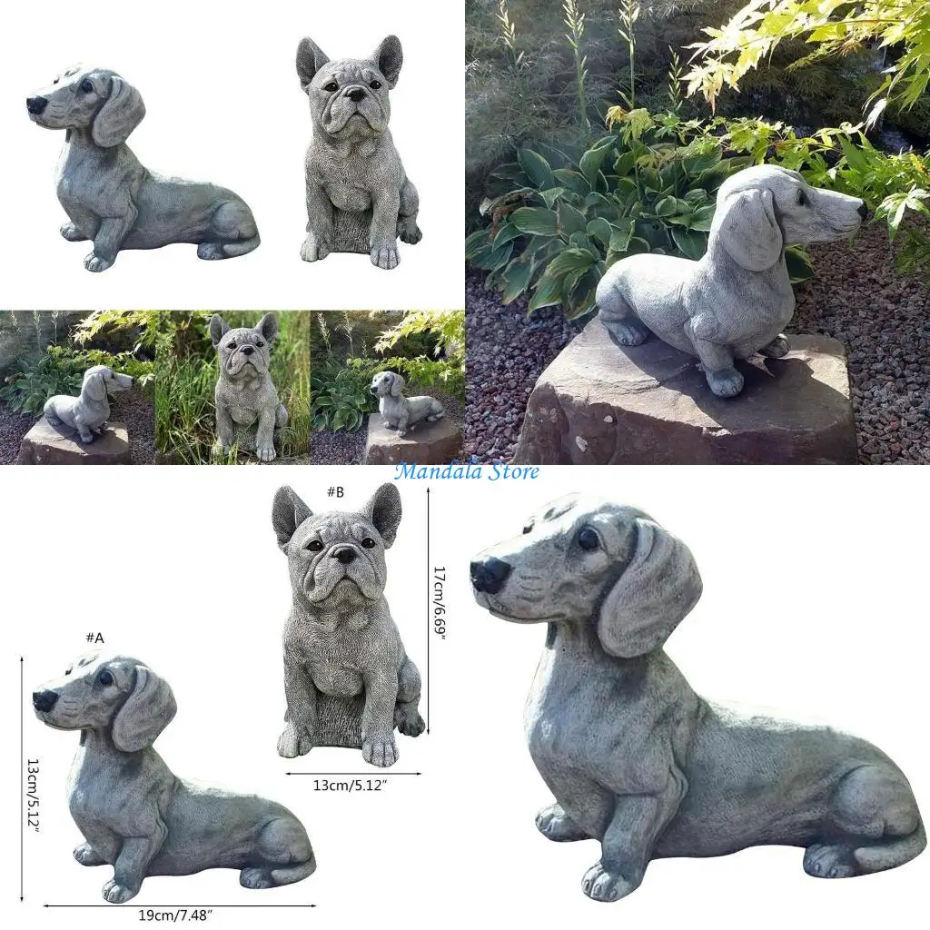 U2JC Pet Dog Statue Garden Decor Memorial Dog Figurines for Dog Lovers Sculpture Patio Lawn Yard Decorations
U2JC Pet Dog Statue Garden Decor Memorial Dog Figurines for Dog Lovers Sculpture Patio Lawn Yard Decorations