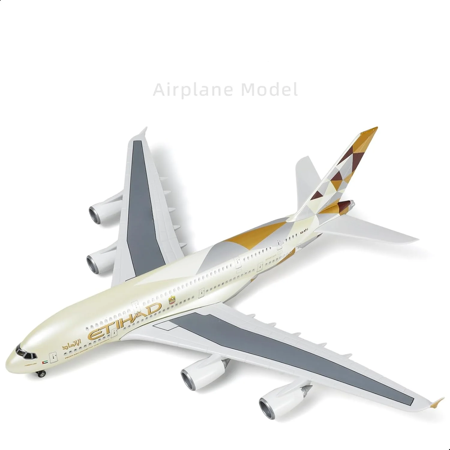 1/160 Large Scale Etihad A380 Diecast Resin Airplane Model with LED Light& Landing Gears for Collection Displays or home decor
1/160 Large Scale Etihad A380 Diecast Resin Airplane Model with LED Light& Landing Gears for Collection Displays or home decor