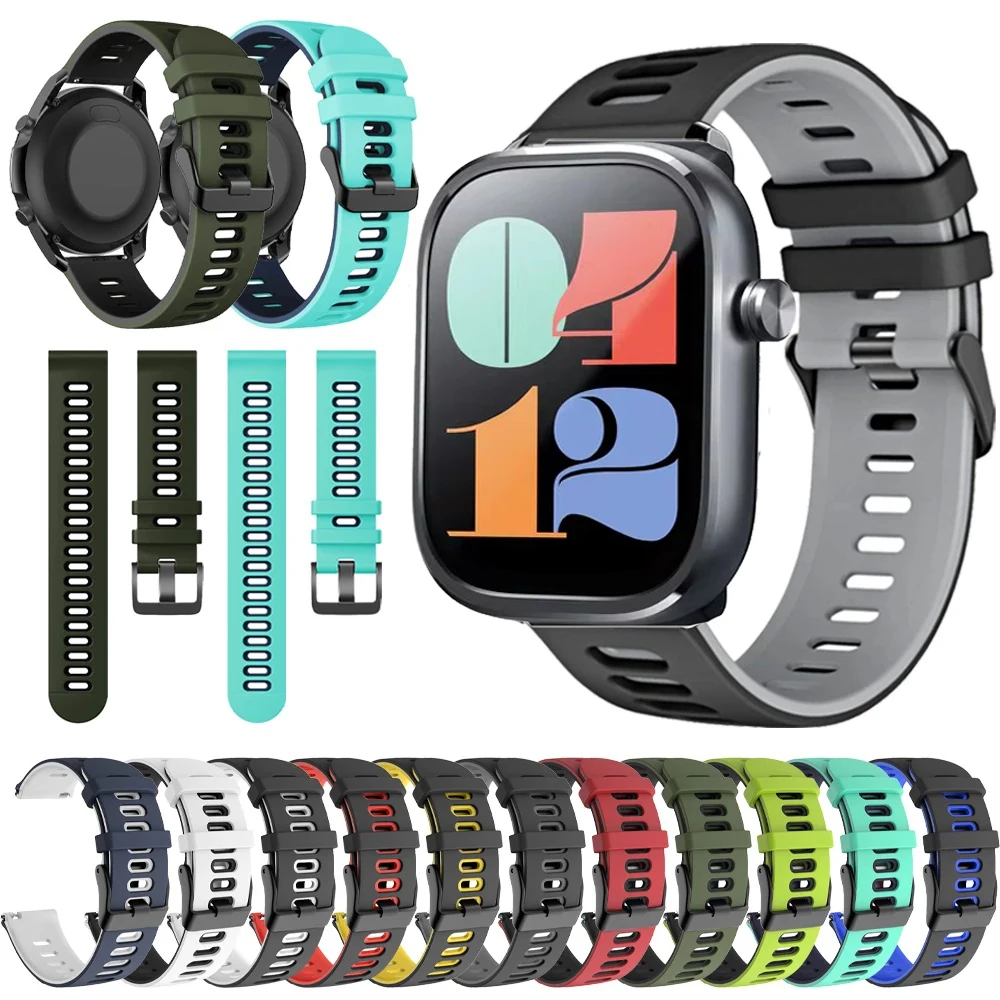 Sports Rubber Strap for Mibro Watch C4 Smart Watch Swim Silicone Soft Watchband 22mm for Mibro Watch C4 Accessorie
Sports Rubber Strap for Mibro Watch C4 Smart Watch Swim Silicone Soft Watchband 22mm for Mibro Watch C4 Accessorie