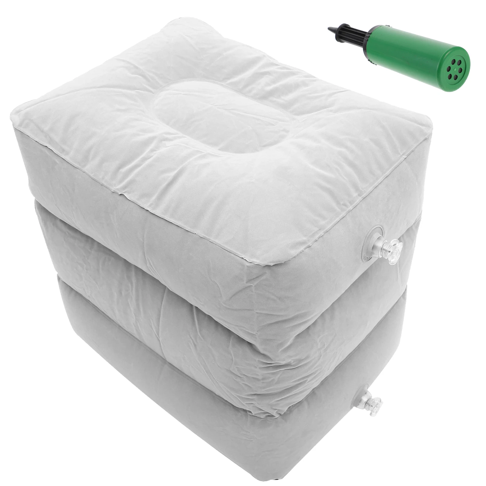 Inflatable Foot Cushion for Travel Grey Child Toddler Inflatable Footrest Footstool Multipurpose Leg Pillow PVC
Inflatable Foot Cushion for Travel Grey Child Toddler Inflatable Footrest Footstool Multipurpose Leg Pillow PVC