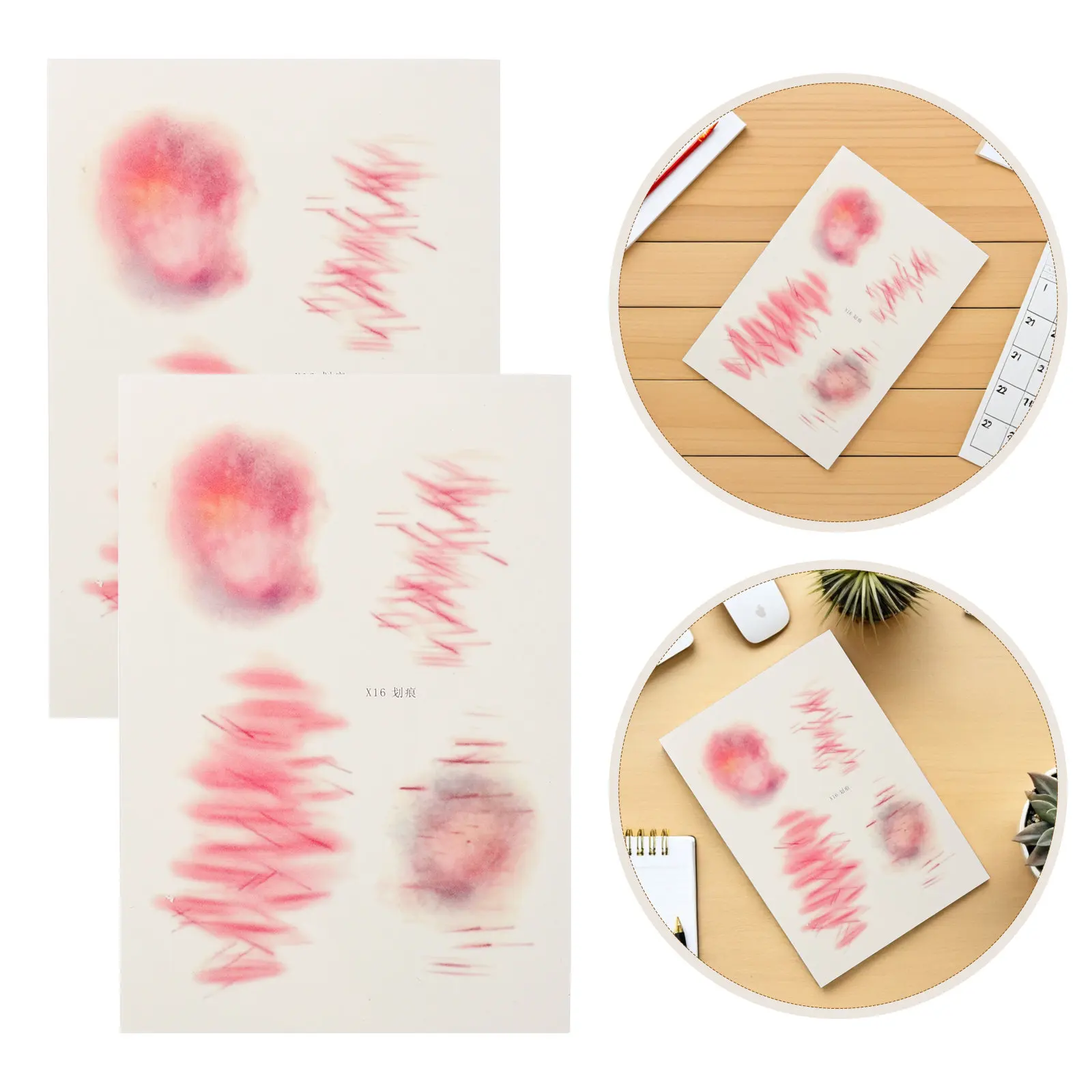 10 листов реалистичных 3D-наклеек для татуировок: имитация ран, порезов, синяков, шрамов. Идеально для Хэллоуина, вечеринок, реквизит для грима ужасов.
10 листов реалистичных 3D-наклеек для татуировок: имитация ран, порезов, синяков, шрамов. Идеально для Хэллоуина, вечеринок, реквизит для грима ужасов.