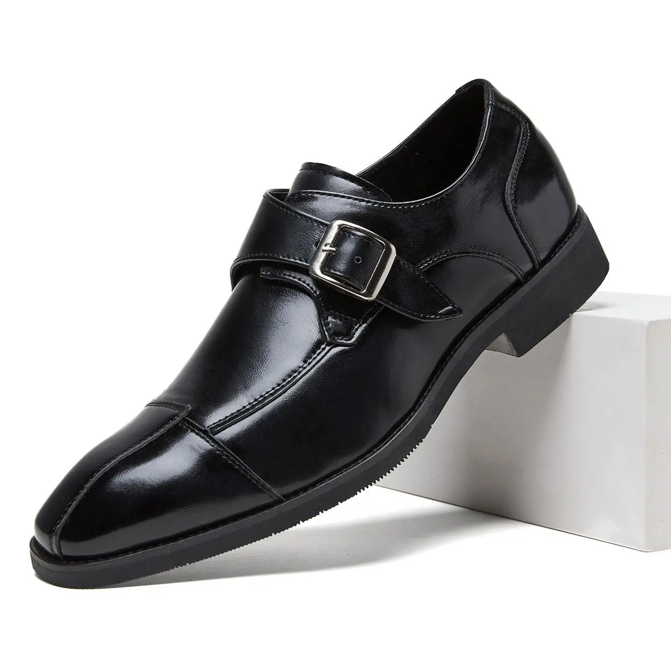 Men Summer Pointed Toe Low Heel Dress Shoes Slip-On Business Formal Lightweight Anti-Slip Durable Commute Office Casual Shoes
Men Summer Pointed Toe Low Heel Dress Shoes Slip-On Business Formal Lightweight Anti-Slip Durable Commute Office Casual Shoes