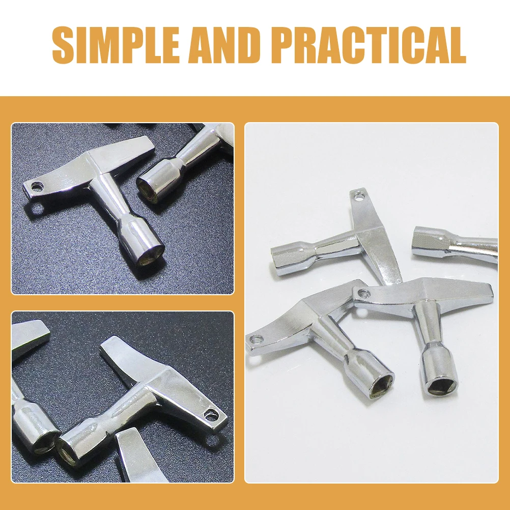 4-Piece Drum Key Set Aluminum Alloy Tuner Wrench Maintenance Tool Snare Accessories Drum Tuner Drums Tools Universal Key
4-Piece Drum Key Set Aluminum Alloy Tuner Wrench Maintenance Tool Snare Accessories Drum Tuner Drums Tools Universal Key