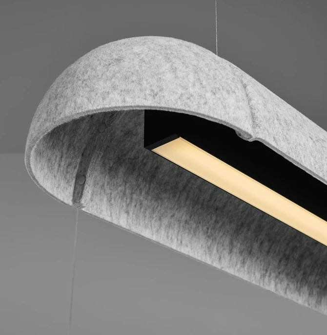 AC01019 Recycled Plastic Bottles Shade Acoustic Led Pendant Lights for Restaurant Living Room Office 
AC01019 Recycled Plastic Bottles Shade Acoustic Led Pendant Lights for Restaurant Living Room Office