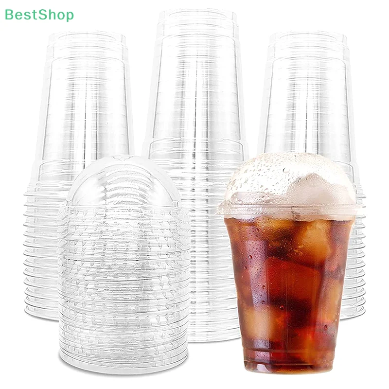 100PCS 12OZ Clear Plastic Cups Flat Lids Disposable Drinking Cups for Party Wedding Drinking Cups Bulk Ice Coffee Milkshakes
100PCS 12OZ Clear Plastic Cups Flat Lids Disposable Drinking Cups for Party Wedding Drinking Cups Bulk Ice Coffee Milkshakes