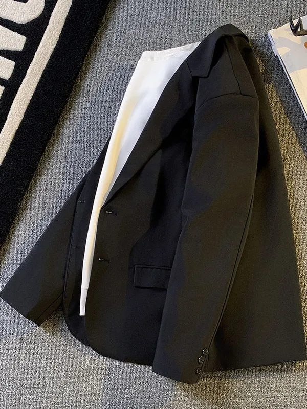 Casual Drapey Men's Suit Jacket Spring Autumn British Style Versatile Long Sleeve Fashionable Trendy Youth Casual Single-Brea...
Casual Drapey Men's Suit Jacket Spring Autumn British Style Versatile Long Sleeve Fashionable Trendy Youth Casual Single-Brea...