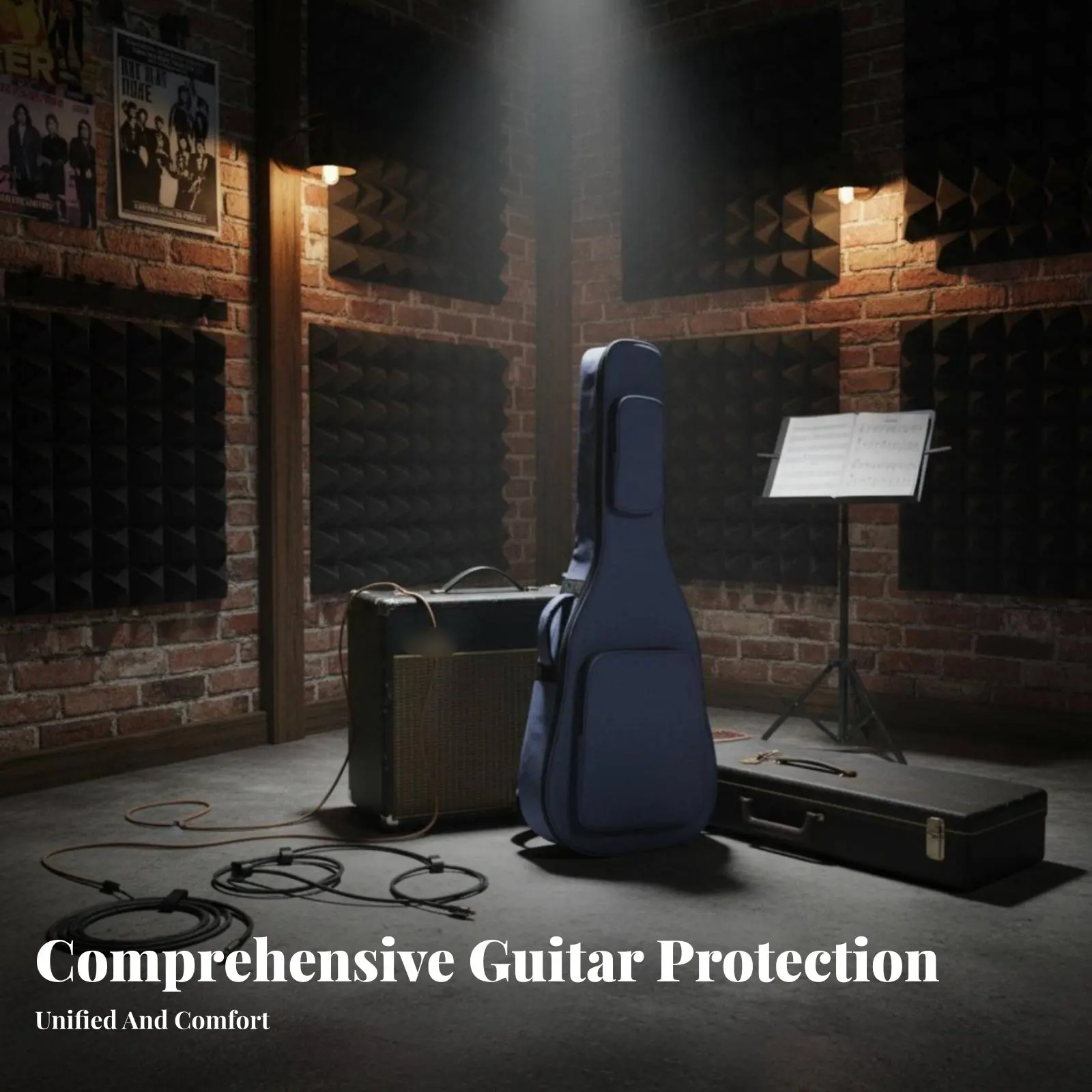 41 Inch Guitar Bag Thickened Padding 41 Inch Guitar Gig Bag Musical Instrument Accessory Waterproof Shockproof for Students
41 Inch Guitar Bag Thickened Padding 41 Inch Guitar Gig Bag Musical Instrument Accessory Waterproof Shockproof for Students