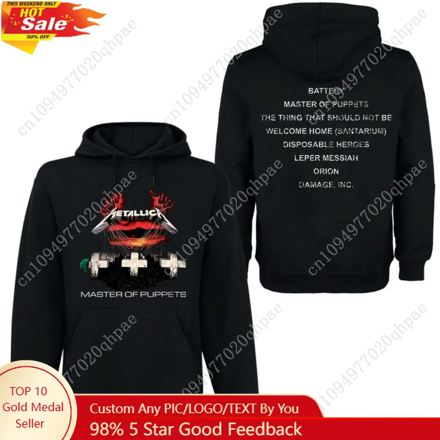 METALLICA Band Rock Dark Wind Hoodie Men's Street Hip Hop Top Comfortable Hooded Sweater Fall/Winter Personality Men's Clothing
METALLICA Band Rock Dark Wind Hoodie Men's Street Hip Hop Top Comfortable Hooded Sweater Fall/Winter Personality Men's Clothing