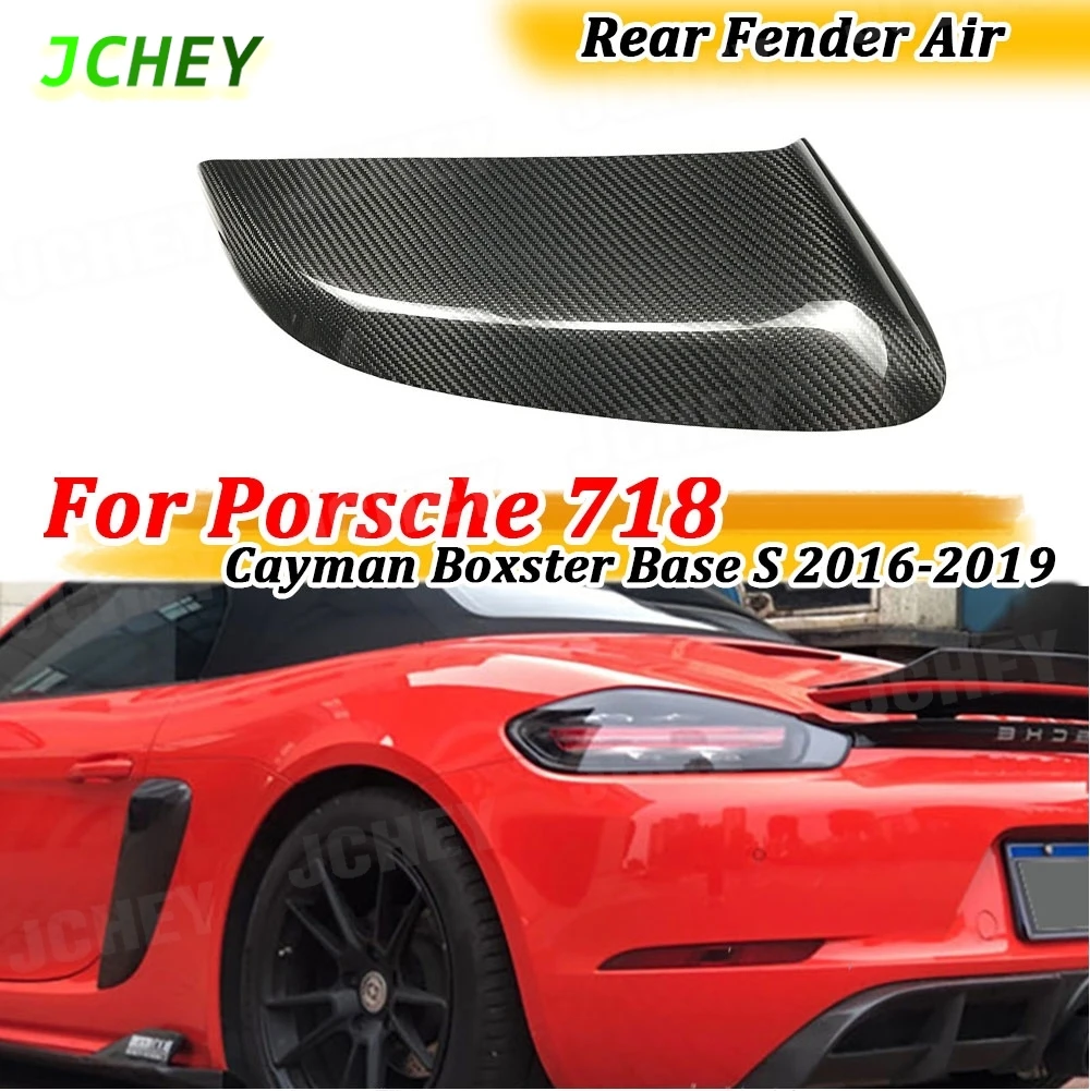 For Porsche 718 Cayman Boxster Base S 2016-2019 Carbon Fiber Rear Fender Air Vent Trim Covers FRP Side Fender Splitters BodyKits
For Porsche 718 Cayman Boxster Base S 2016-2019 Carbon Fiber Rear Fender Air Vent Trim Covers FRP Side Fender Splitters BodyKits