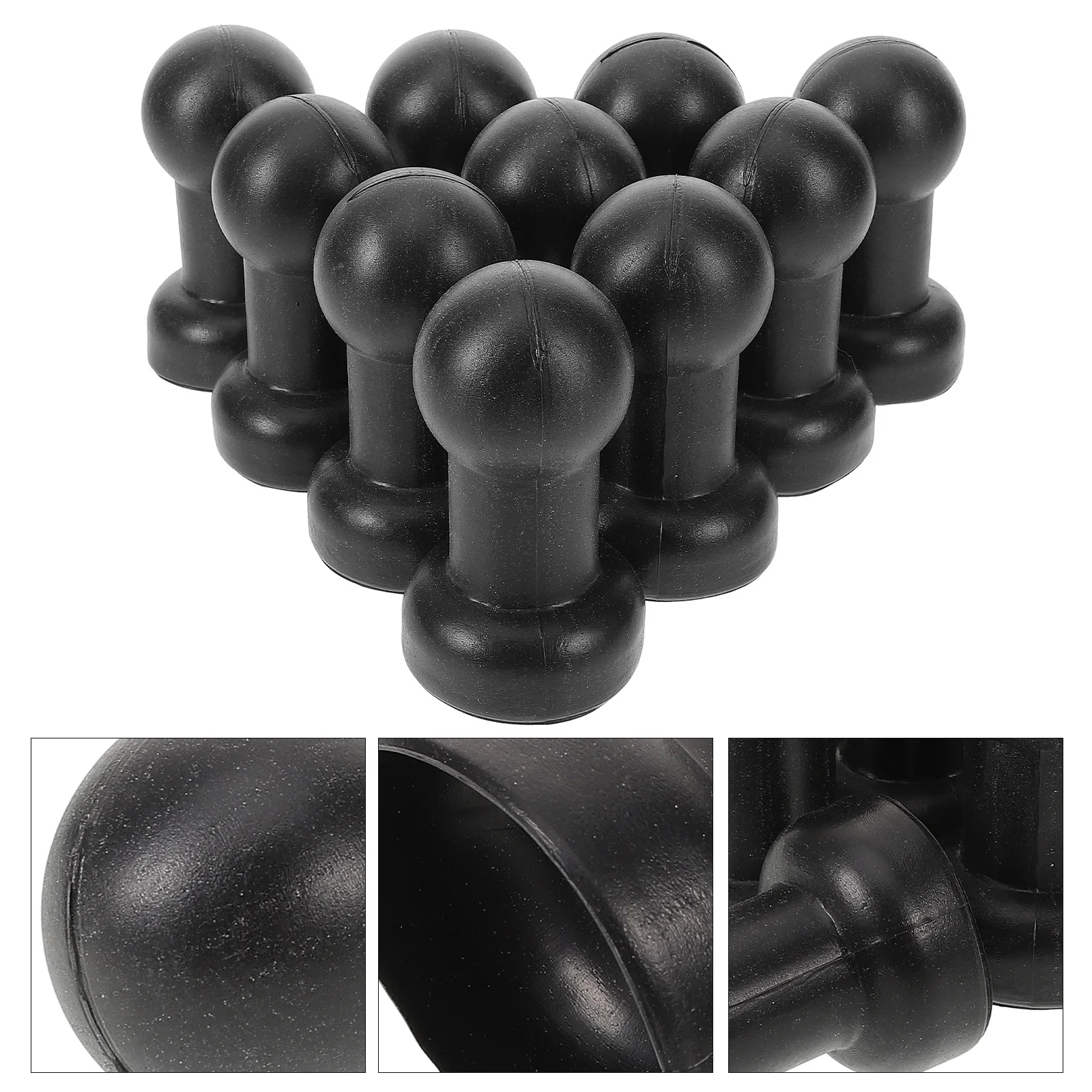10 Pcs Spherical Protective Top Hat 25mm Black Trampoline Rod Caps Wear Resistant Plastic Parts Fixing Supplies
10 Pcs Spherical Protective Top Hat 25mm Black Trampoline Rod Caps Wear Resistant Plastic Parts Fixing Supplies