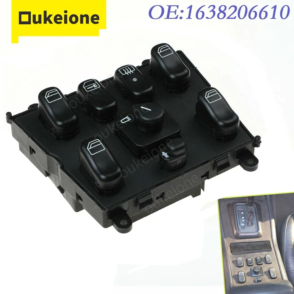Power Master Window Switch for Mercedes Benz ML320 1998-2003 ML500 2002-2003 ML55 AMG 2000-2003 ML430 1999-2001 1638206610
Power Master Window Switch for Mercedes Benz ML320 1998-2003 ML500 2002-2003 ML55 AMG 2000-2003 ML430 1999-2001 1638206610
