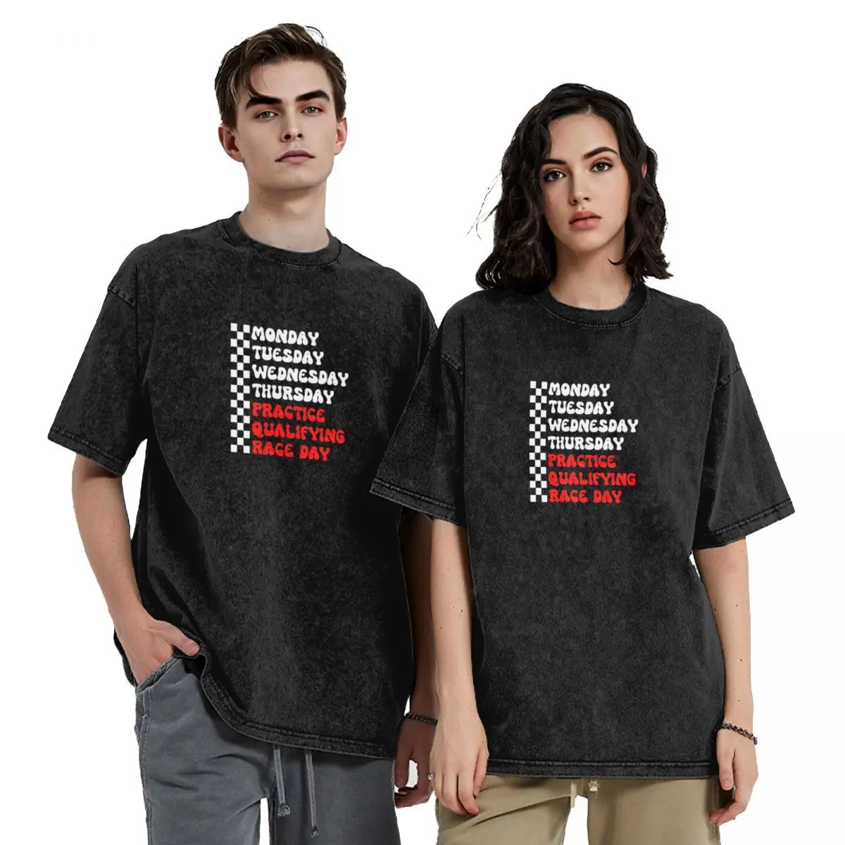 Funny Monday Tuesday Thursday Practice Qualifying Race Day T-Shirt clothes cotton man t-shirts aesthetic clothes men t shirt
Funny Monday Tuesday Thursday Practice Qualifying Race Day T-Shirt clothes cotton man t-shirts aesthetic clothes men t shirt