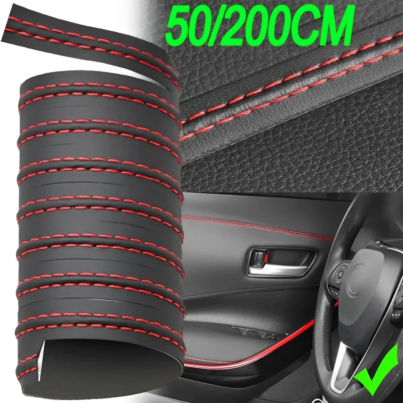 DIY Car Universal Decorative Strip PU Leather Cars Dashboard Protection Sticker Self-adhesive Line Auto Sticker Accessories
DIY Car Universal Decorative Strip PU Leather Cars Dashboard Protection Sticker Self-adhesive Line Auto Sticker Accessories