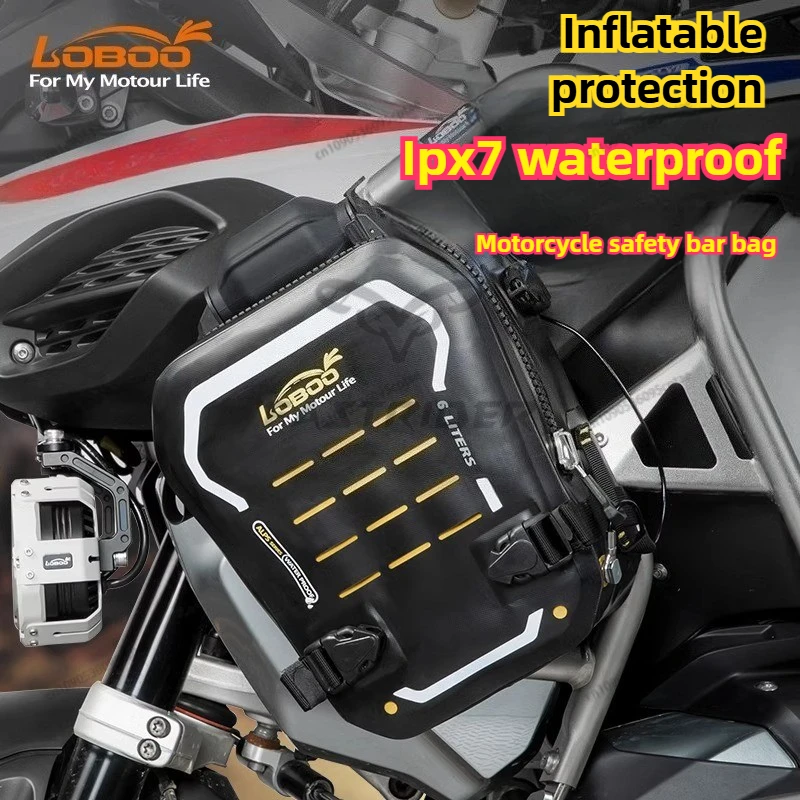 LOBOO motorcycle bar bag quick dismantling waterproof multi-functional hanging bag bilateral saddle bag reflective
LOBOO motorcycle bar bag quick dismantling waterproof multi-functional hanging bag bilateral saddle bag reflective