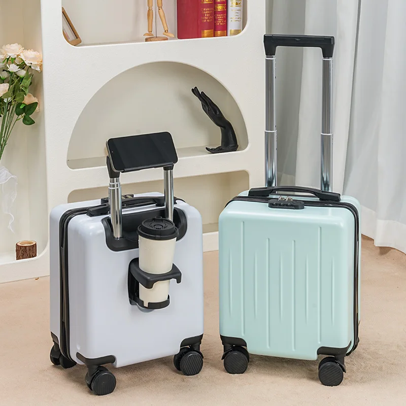 Small Luggage Travel Bag 14 Inches Luggage Travel Luggage with Cup Holder and Hook
Small Luggage Travel Bag 14 Inches Luggage Travel Luggage with Cup Holder and Hook