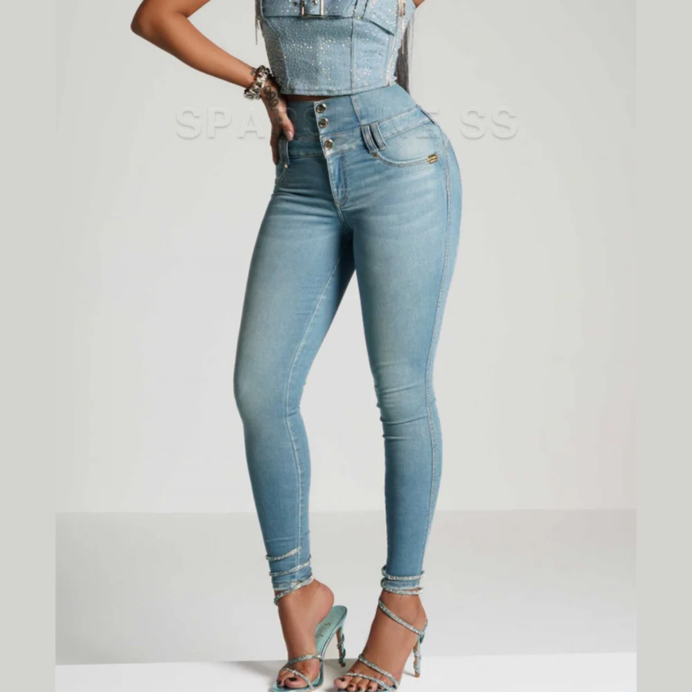 Skinny Jeans Women High Waist Fashion Simple y2k Pants 2024 Elegant Korean Style Pencil Pants Traight Leg Casual Trousers
Skinny Jeans Women High Waist Fashion Simple y2k Pants 2024 Elegant Korean Style Pencil Pants Traight Leg Casual Trousers