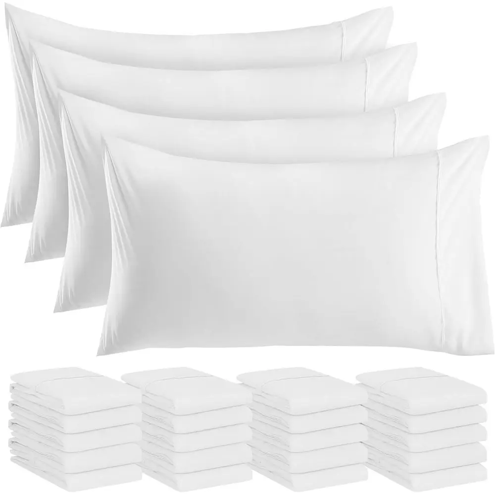Queen Pillow Cases - 24 Pack - Envelope Closure - Sot Brushed Microiber abric - Shrinkage and ade Resistant Pillow Covers Queen
Queen Pillow Cases - 24 Pack - Envelope Closure - Sot Brushed Microiber abric - Shrinkage and ade Resistant Pillow Covers Queen