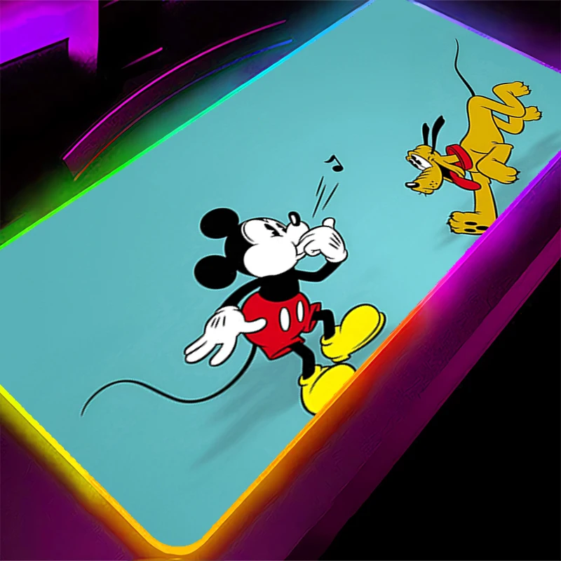RGB LED Mouse Pad Rubber Mousepad Pattern Game Pad PC Accessories Desk Mat Non Slip Table Mat Office M-mickey Mouse Keyboard Pad
RGB LED Mouse Pad Rubber Mousepad Pattern Game Pad PC Accessories Desk Mat Non Slip Table Mat Office M-mickey Mouse Keyboard Pad