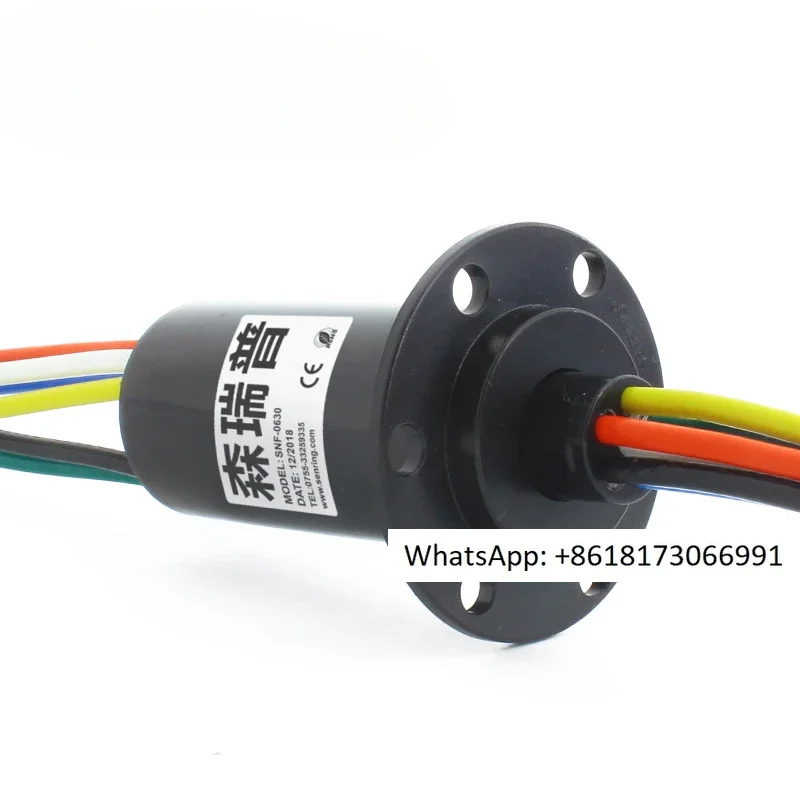 High current and high-power cap type sliding ring with an outer diameter of 30mm, 6-way 30A electric rotary joint
High current and high-power cap type sliding ring with an outer diameter of 30mm, 6-way 30A electric rotary joint