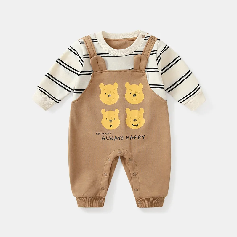 Новый комбинезон с Винни-Пухом для маленьких мальчиков и девочек, весенний комбинезон для новорожденных, одежда для малышей, мягкий милый хлопковый комбинезон для детей 0-1 года
Новый комбинезон с Винни-Пухом для маленьких мальчиков и девочек, весенний комбинезон для новорожденных, одежда для малышей, мягкий милый хлопковый комбинезон для детей 0-1 года