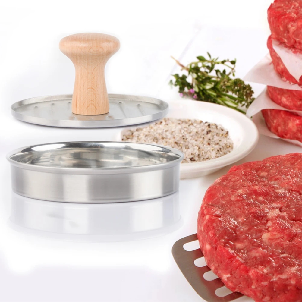 Stainless Steel Burger Press Mold S wich Maker Kitchen Utensil Large Multi Function Dough Press Tool Easy Clean No Residue
Stainless Steel Burger Press Mold S wich Maker Kitchen Utensil Large Multi Function Dough Press Tool Easy Clean No Residue