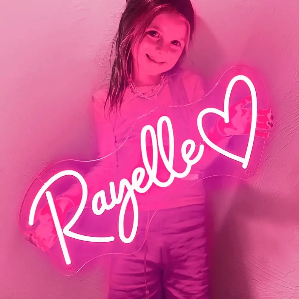 Custom Neon Sign, Personalized LED Light Sign for Wedding Name or Business Logo Up Sign for Kid Room Wall Decor, Birthday Gifts
Custom Neon Sign, Personalized LED Light Sign for Wedding Name or Business Logo Up Sign for Kid Room Wall Decor, Birthday Gifts