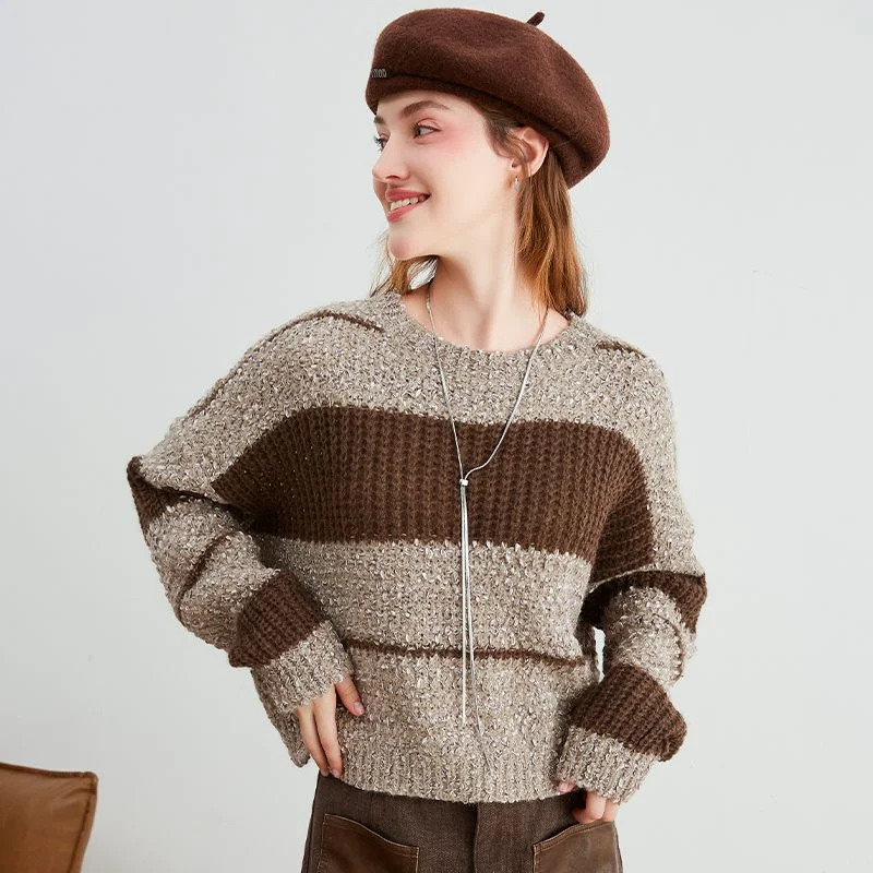 Свитер женский, новый стиль, свободная верхняя одежда в ленивом стиле с модным топом высокого класса
Свитер женский, новый стиль, свободная верхняя одежда в ленивом стиле с модным топом высокого класса