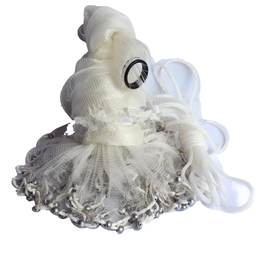 Hot Sale Japan-Style Hand-Thrown Cast Net Galvanized Steel Sinker Nylon Bottom for Crabs Shrimp Double Knot Type for Sea Fishing
Hot Sale Japan-Style Hand-Thrown Cast Net Galvanized Steel Sinker Nylon Bottom for Crabs Shrimp Double Knot Type for Sea Fishing