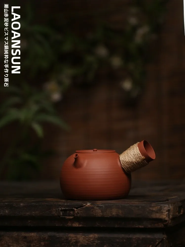 Handmade Red Clay Tea Pot Thin Sand Rims Lid Jum Side Handle Charcoal Stove Outdoor Water Boiling Tea ing Utensils
Handmade Red Clay Tea Pot Thin Sand Rims Lid Jum Side Handle Charcoal Stove Outdoor Water Boiling Tea ing Utensils